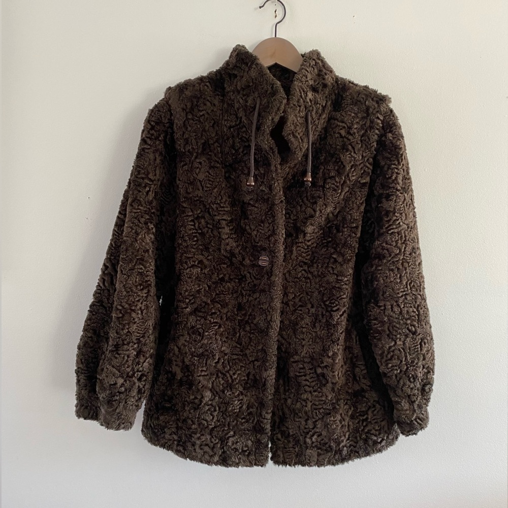 Cozy Brown Faux Fur Jacket